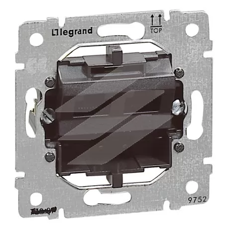 Розетка інформаційна Galea Life 2хRJ45 UTP категорія 5Е (монтаж на винтах), Legrand