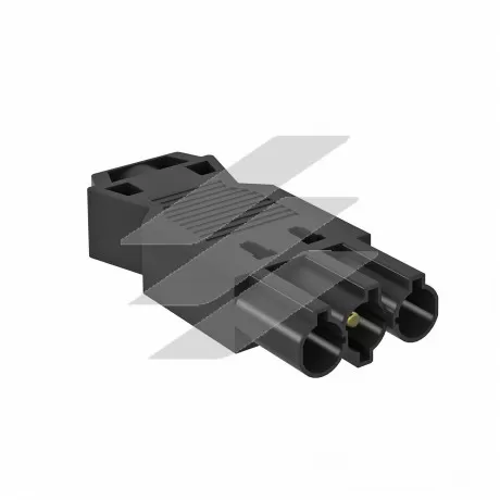 Роз'єм GST18i3p, 0, 75 - 2.5 мм ², 250V~, 16A, male/чорний, OBO Bettermann