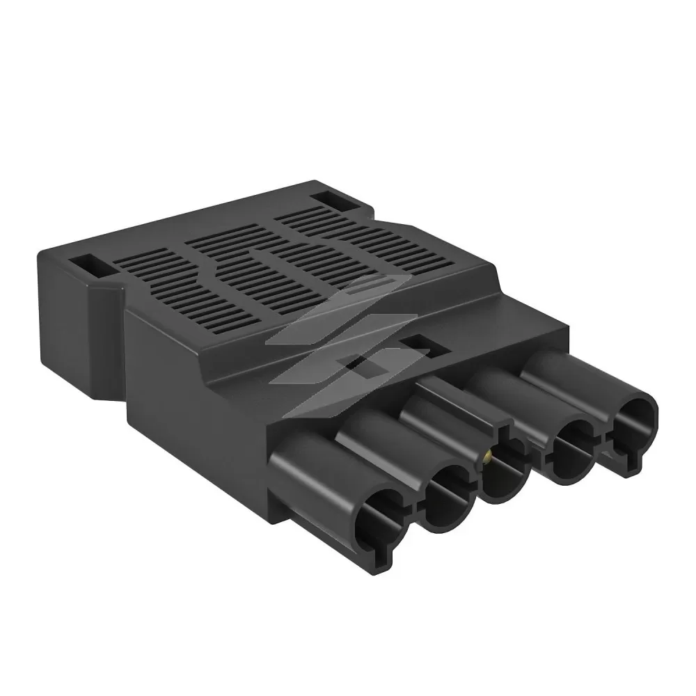 Роз'єм GST18i5p, 0, 75 - 2.5 мм ², 250V~, 16A, male/чорний, OBO Bettermann