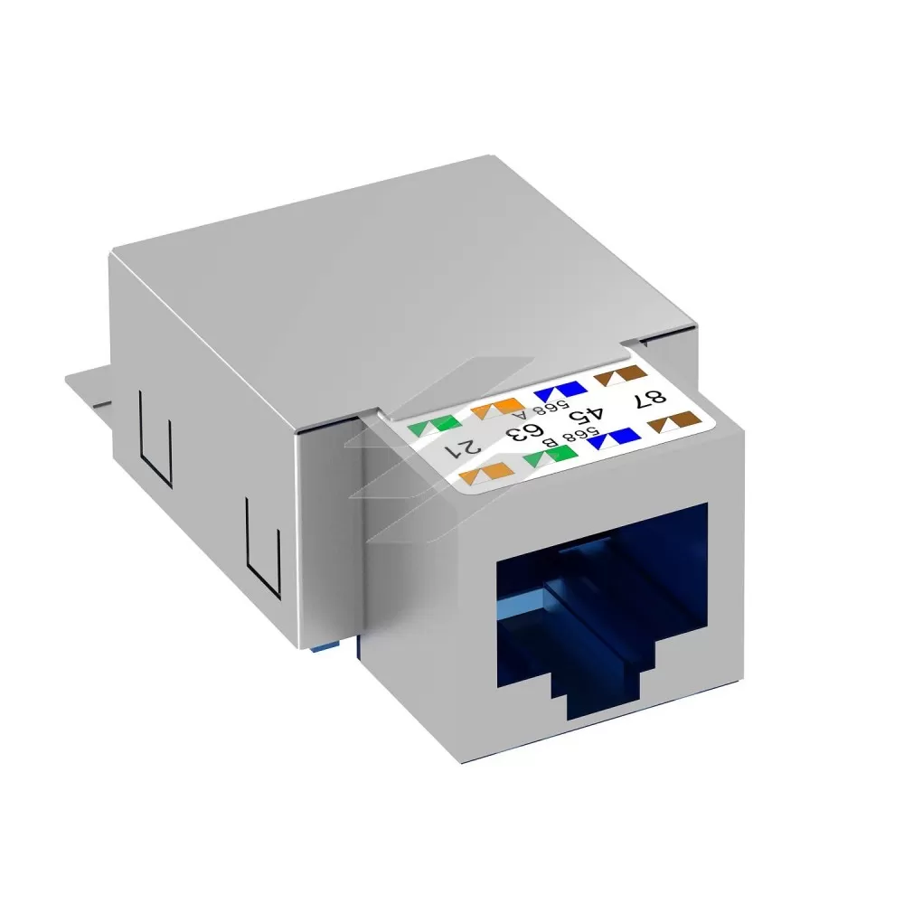 Інформаційний модуль RJ45, Cat.6e, екранований, R&M, OBO Bettermann