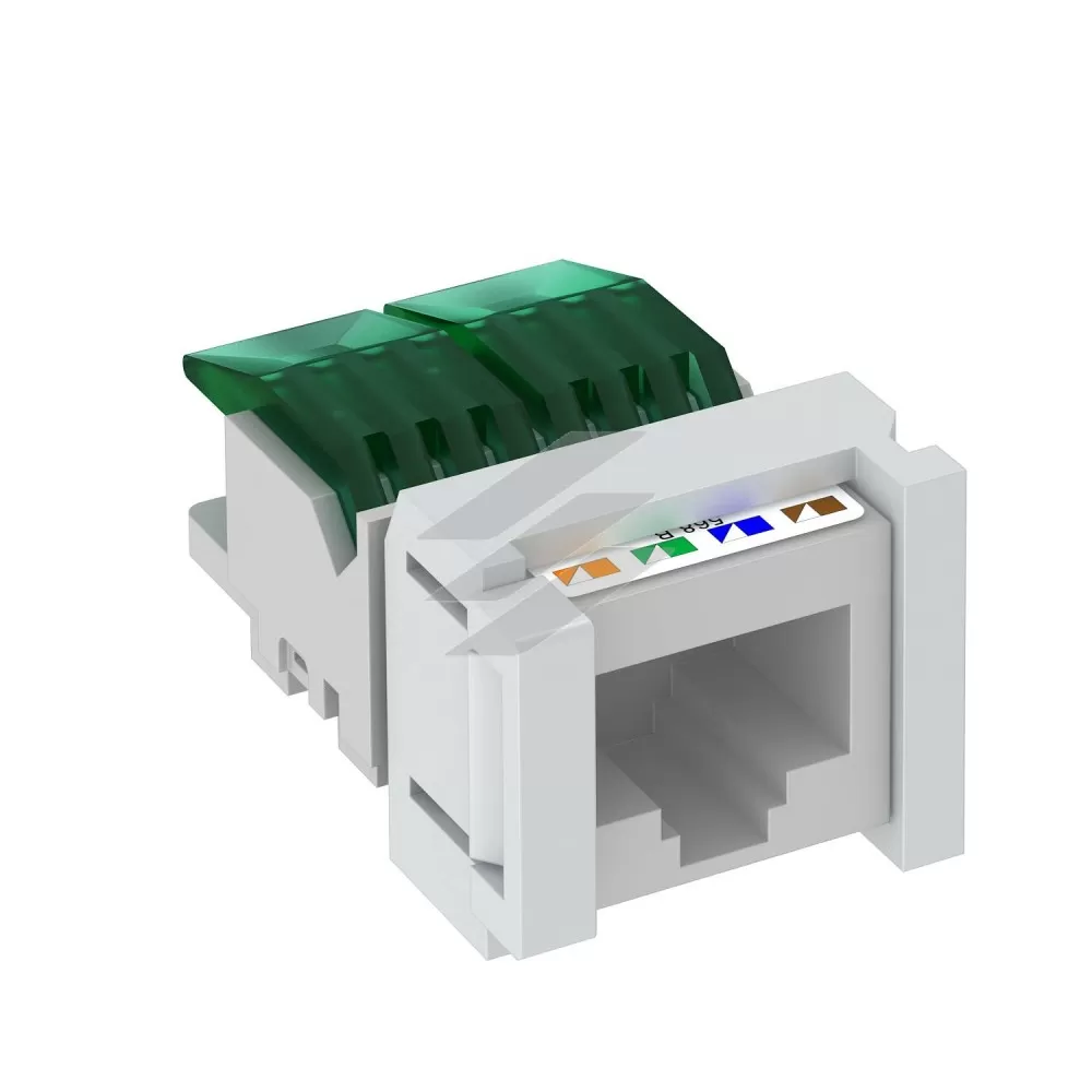 Інформаційний модуль RJ45, Cat.5e, R&M/snap-in, OBO Bettermann
