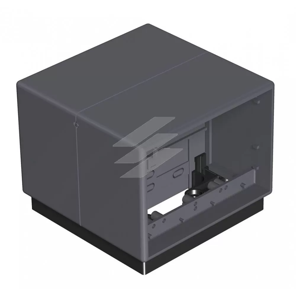 Напольная розеточная башня T4B, 4 посты 45x45, серая/ПА, OBO Bettermann