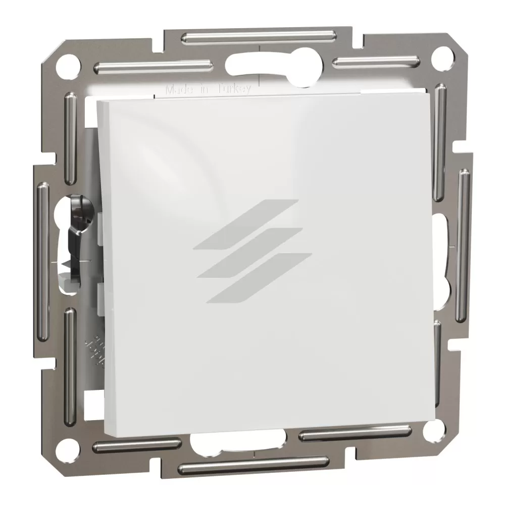 Вимикач 1-клавішний, без рамки, білий, серія Asfora, Schneider Electric