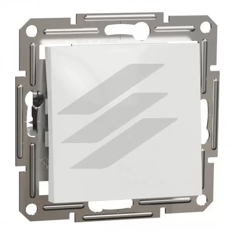 Вимикач 1-клавішний, без рамки, білий, серія Asfora, Schneider Electric