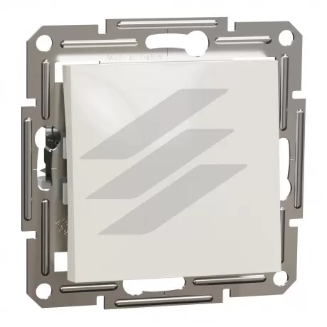 Вимикач 1-клавішний, без рамки, кремовий, серія Asfora, Schneider Electric