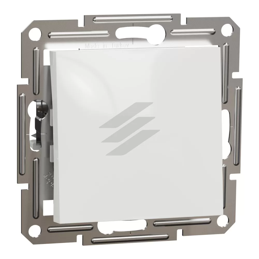 Вимикач кнопковий, білий, без рамки, серія Asfora, Schneider Electric