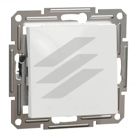 Вимикач кнопковий, білий, без рамки, серія Asfora, Schneider Electric