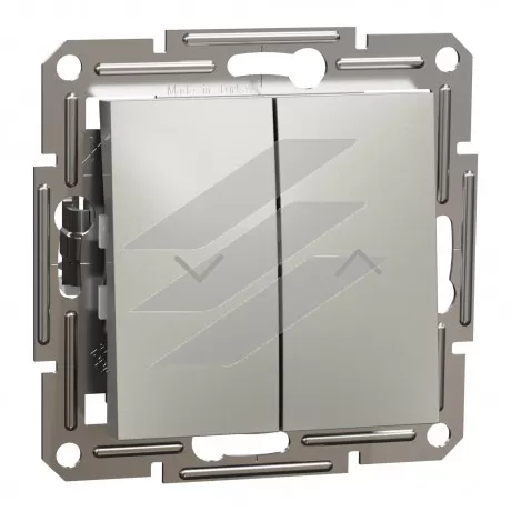 Вимикач для жалюзі (самозатискні клеми), бронза, серія Asfora, Schneider Electric