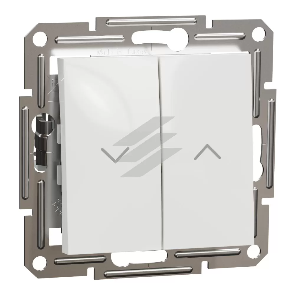 Вимикач для жалюзі, білий, без рамки, серія Asfora, Schneider Electric