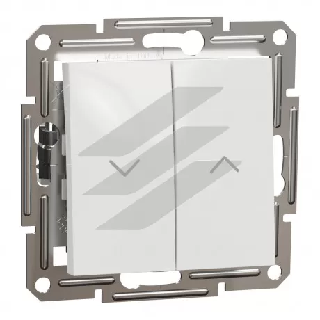 Вимикач для жалюзі, білий, без рамки, серія Asfora, Schneider Electric