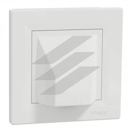 Вивід кабелю з рамкою, білий, серія Asfora, Schneider Electric