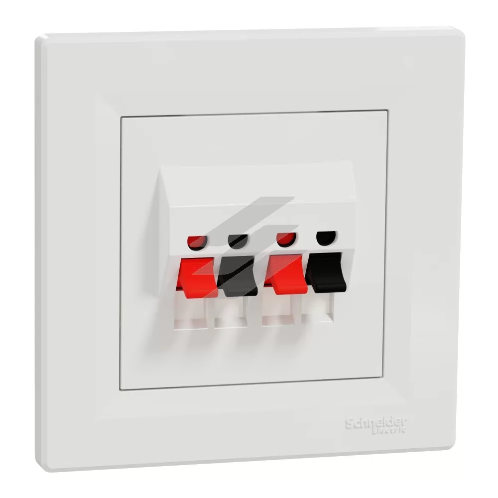 Аудіорозетка, біла, серія Asfora, Schneider Electric