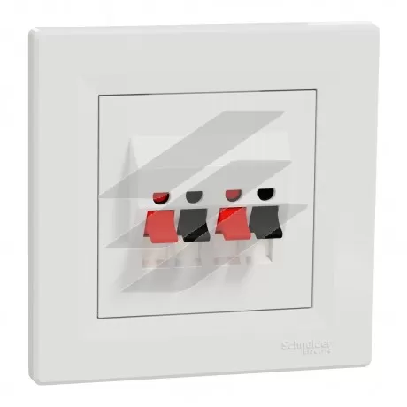 Аудіорозетка, біла, серія Asfora, Schneider Electric