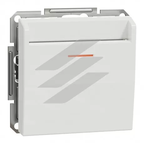 Вимикач картковий механізм, без рамки, білий, серія Asfora, Schneider Electric