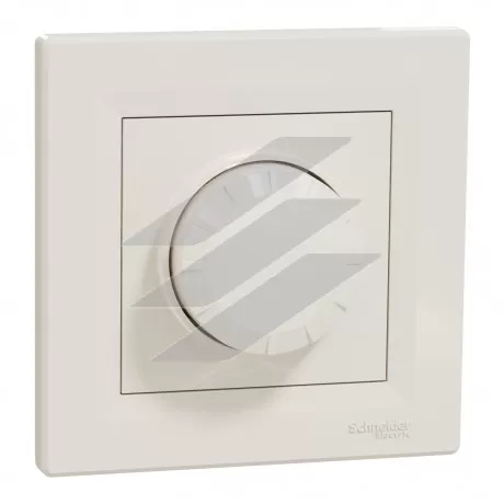 Світлорегулятор поворотний RC 3-370Вт, кремовий, серія Asfora, Schneider Electric