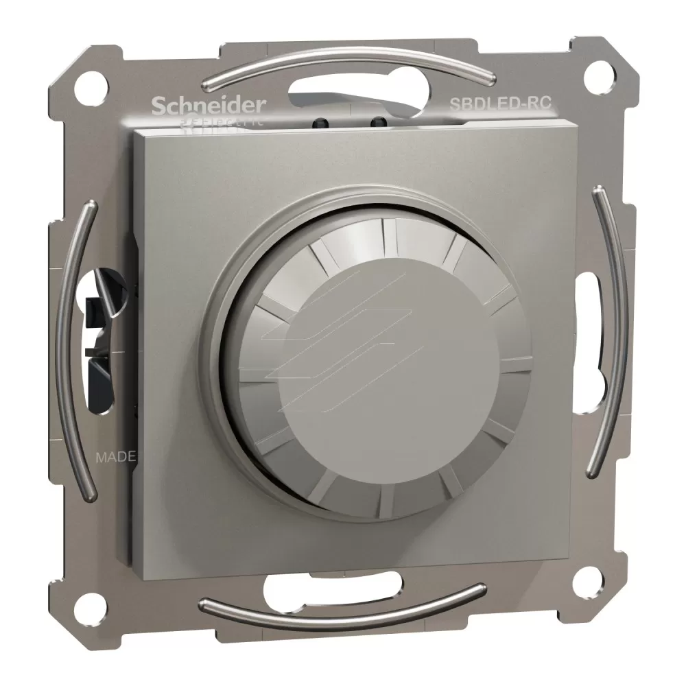 Світлорегулятор поворотний RC 3-370Вт, бронза, серія Asfora, Schneider Electric