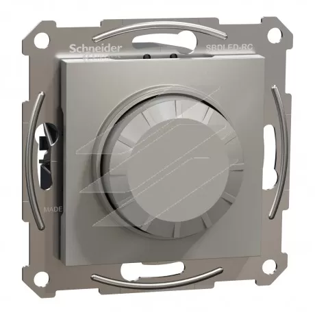 Світлорегулятор поворотний RC 3-370Вт, бронза, серія Asfora, Schneider Electric