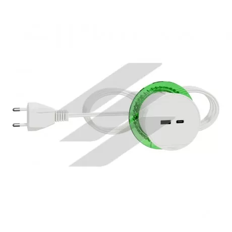 Розетковий блок вбудованого встановлення USB тип, тип С, білий колір, Schneider Electric