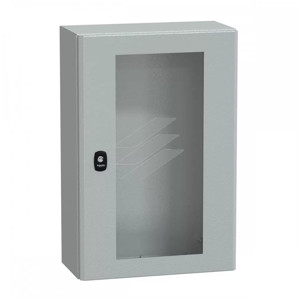 Шафа S3D В600XШ400XГ200.прозорі двері, Schneider Electric