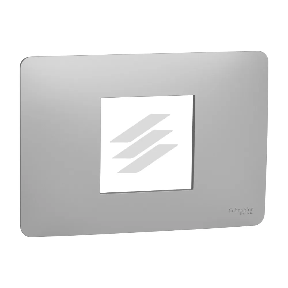 Рамка 2 модульна, алюміній, Schneider Electric