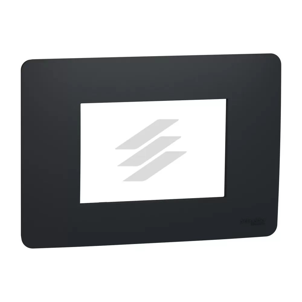 Рамка 3 модульна, антрацит, Schneider Electric