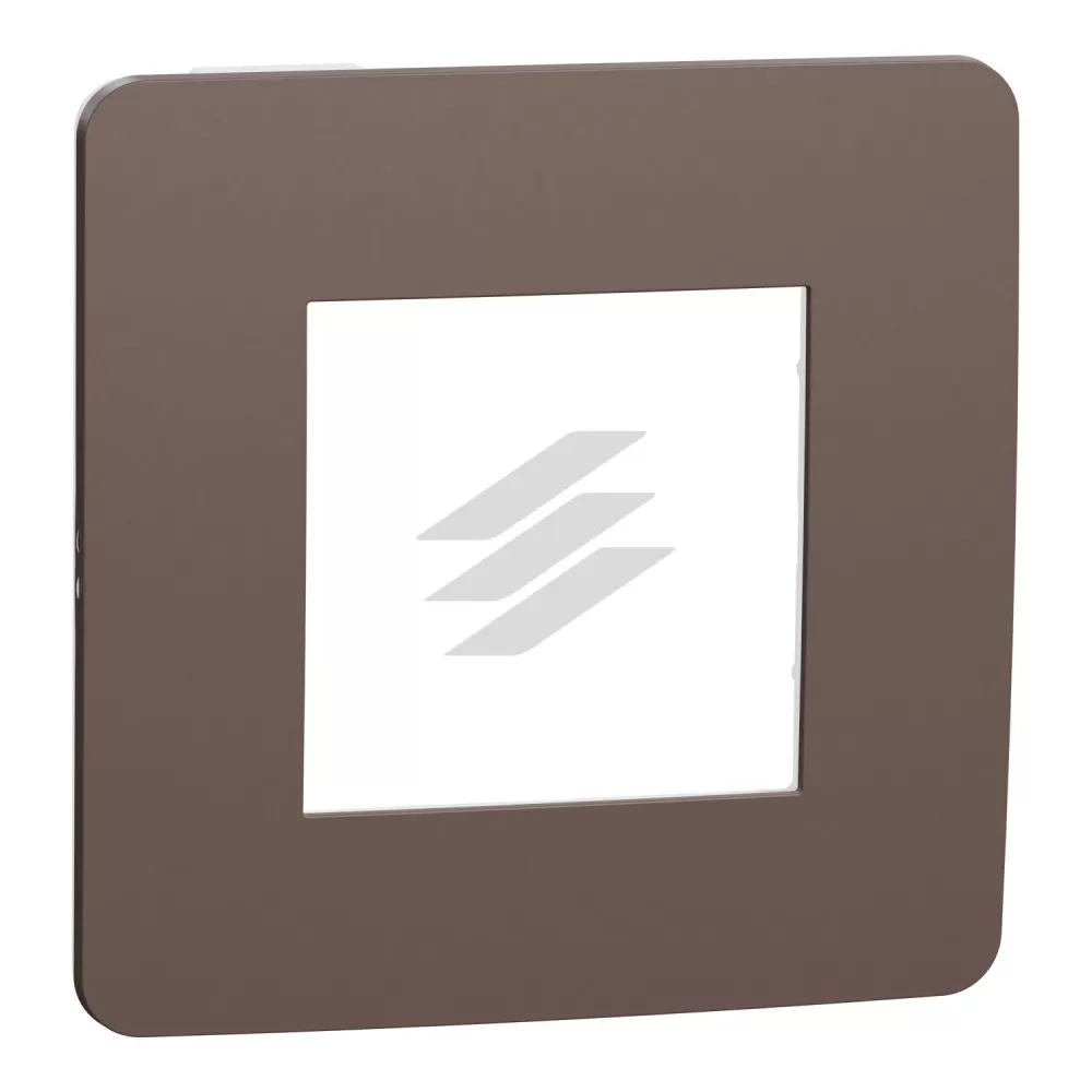 Рамка 1-постова шоколад білий колір, Schneider Electric