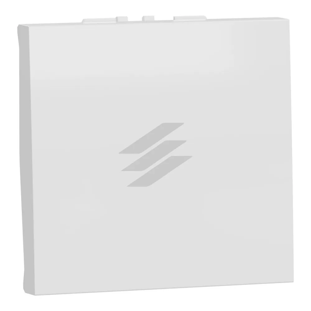 Вимикач 1-клавішний, схема 1 16А, 2 модулі, білий колір, Schneider Electric