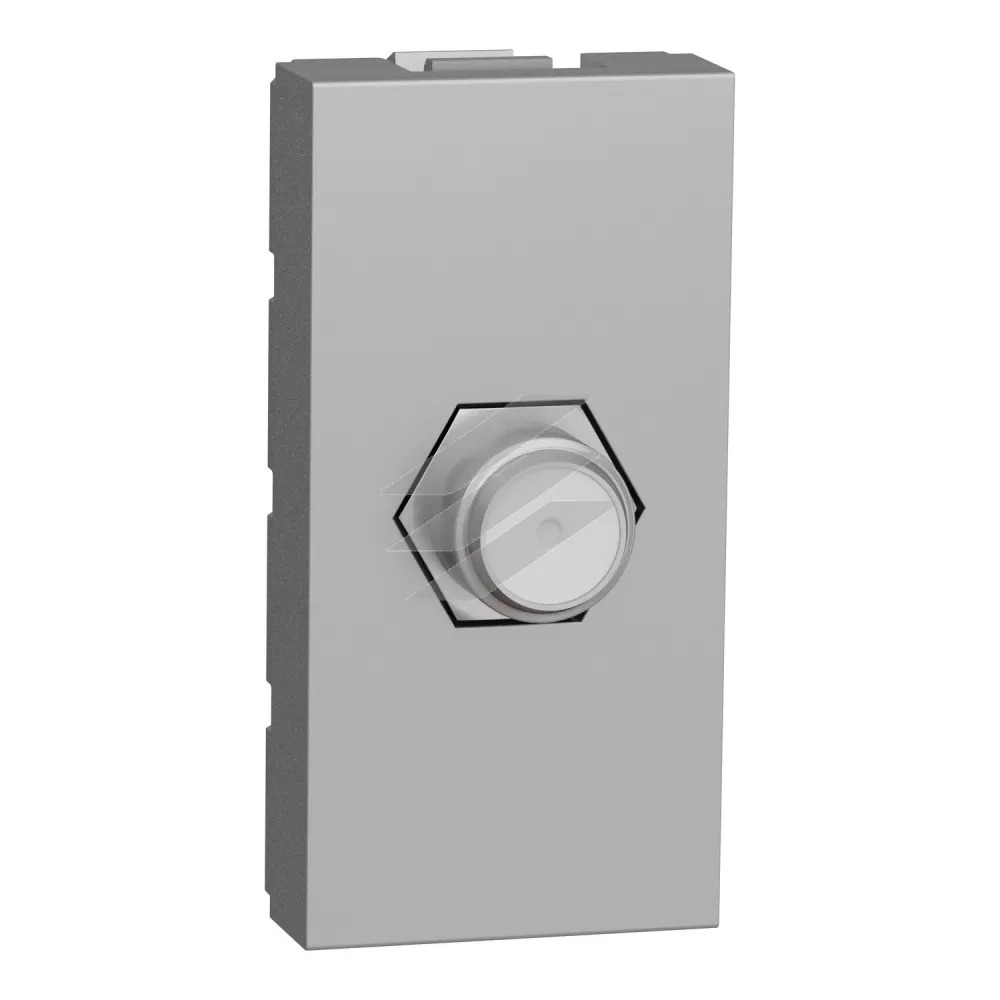 Розетка Coaxial F-type, 1 модуль, алюміній, Schneider Electric