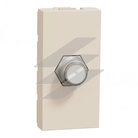 Розетка Coaxial F-type, 1 модуль, бежевий, Schneider Electric