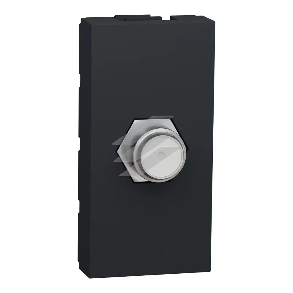 Розетка Coaxial F-type, 1 модуль антрацит, Schneider Electric