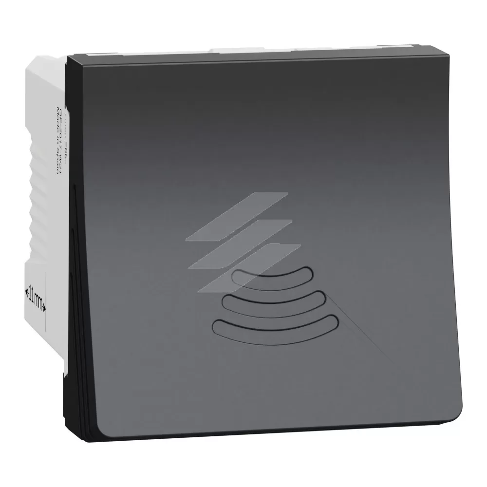 Зумер, 2 модулі, антрацит, Schneider Electric