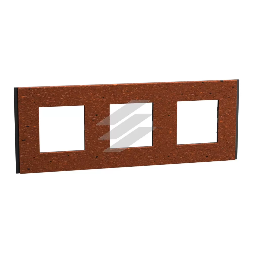 Рамка 3-постова теракотовий, Unica NEW, Deco Material, Schneider Electric