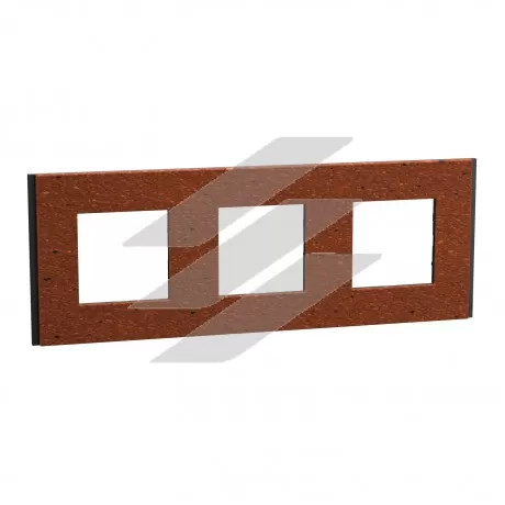 Рамка 3-постова теракотовий, Unica NEW, Deco Material, Schneider Electric