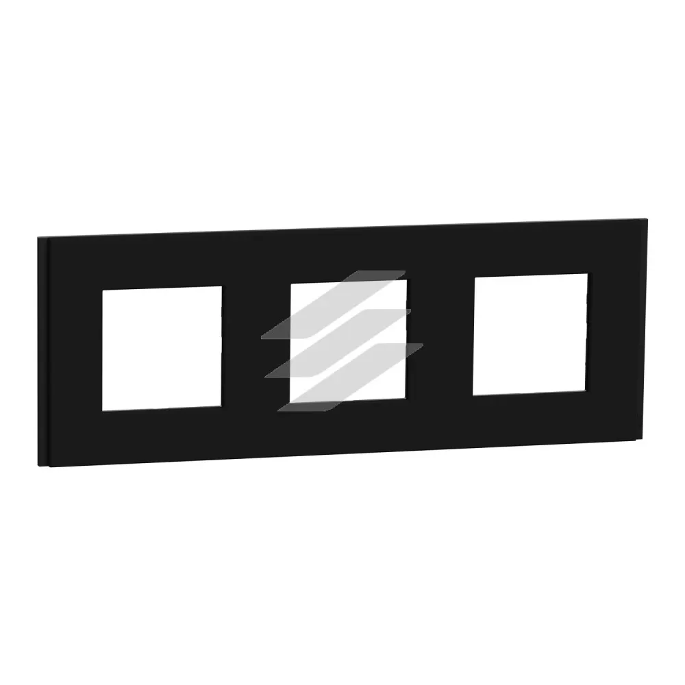 Рамка 3-постова каучук, Unica NEW, Deco Material, Schneider Electric