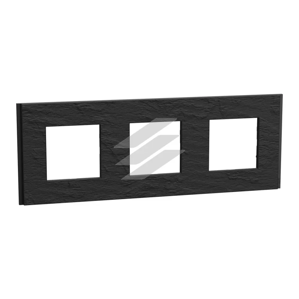 Рамка 3-постова камінь, Unica NEW, Deco Material, Schneider Electric
