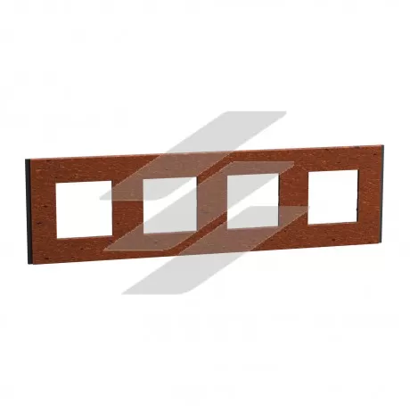 Рамка 4-постова та, теракотовий, Unica NEW, Deco Material, Schneider Electric