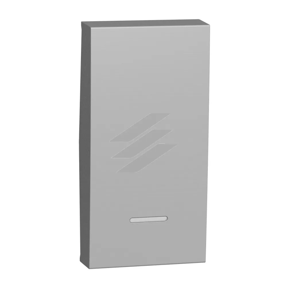 Клавіша для вимикача, 1 модуль, алюміній, Schneider Electric