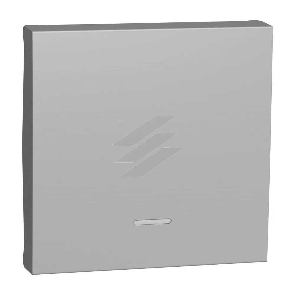 Клавіша для вимикача, 2 модулі, алюміній, Schneider Electric