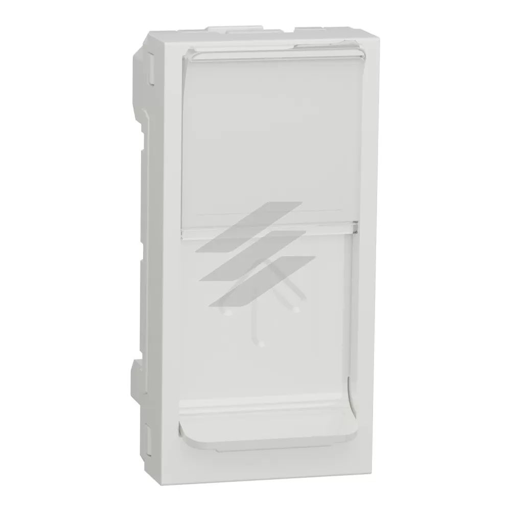 Накладка RJ45, 1 модуль, білий колір, Schneider Electric