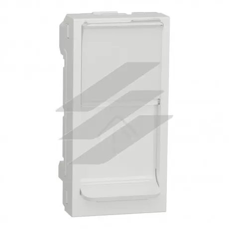 Накладка RJ45, 1 модуль, білий колір, Schneider Electric