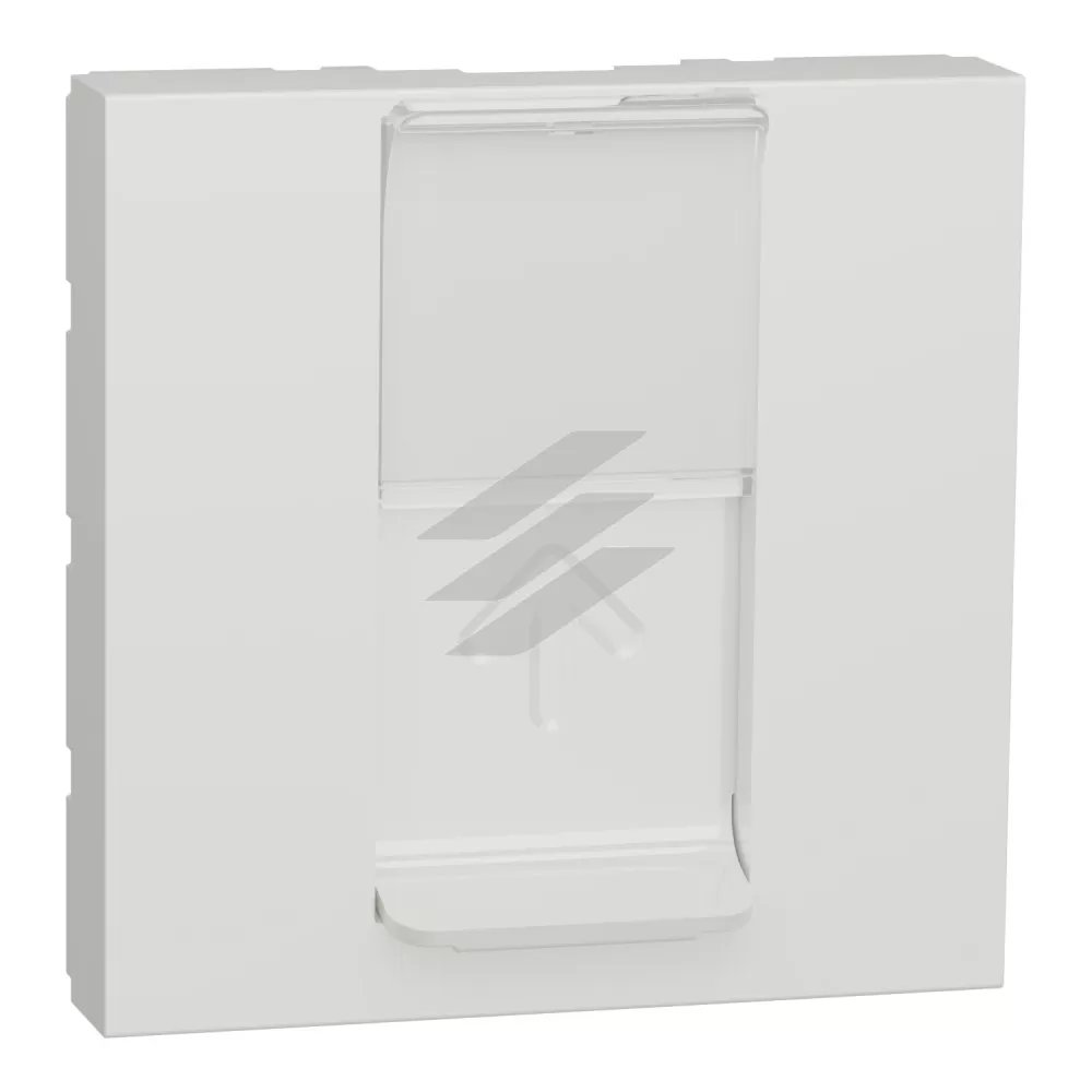 Накладка RJ45, 2 модулі, білий колір, Schneider Electric
