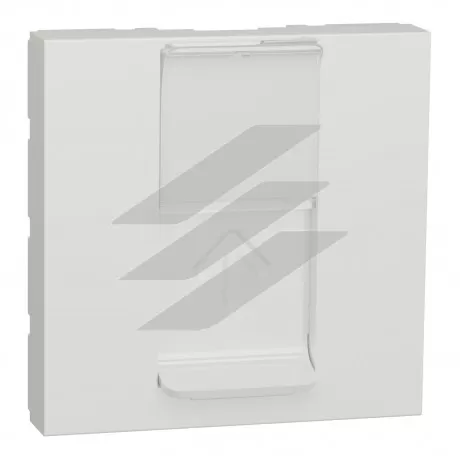 Накладка RJ45, 2 модулі, білий колір, Schneider Electric