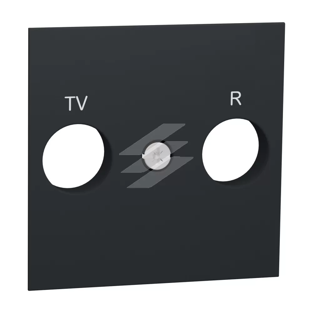Центральна плата розетки TV/FM антрацит, Schneider Electric