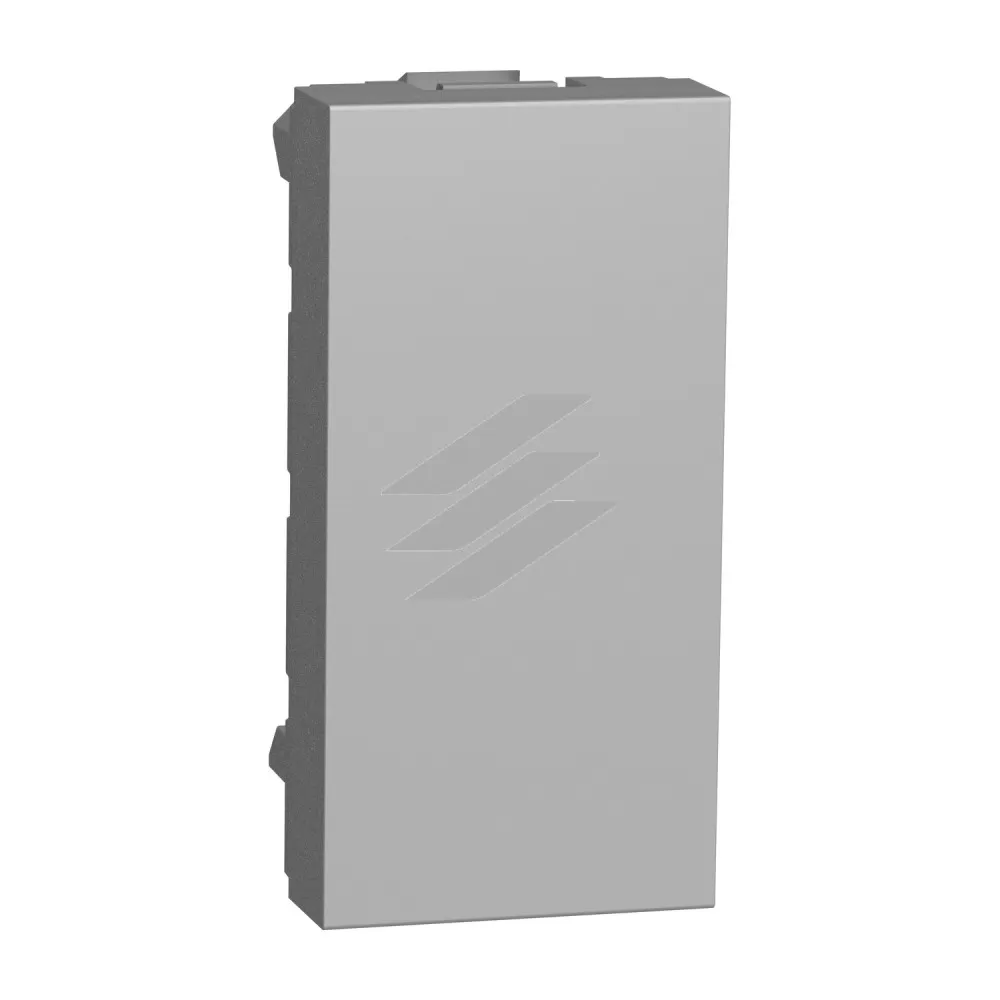 Заглушка, 1 модуль, алюміній, Schneider Electric