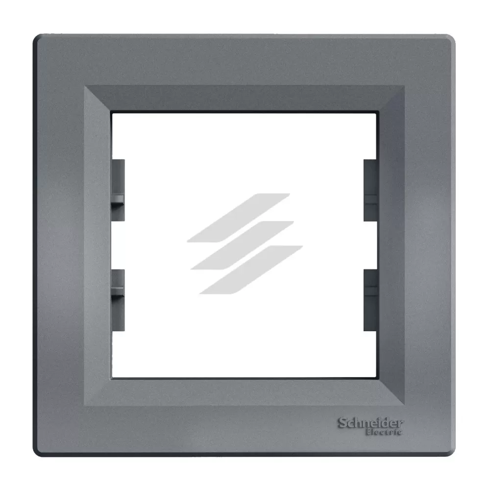 Рамка 1-постова, сталь, серія Asfora, Schneider Electric