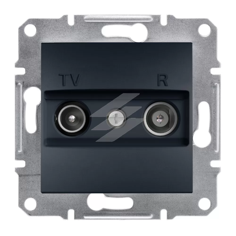 Розетка TV кінцева, антрацит, серія Asfora, Schneider Electric