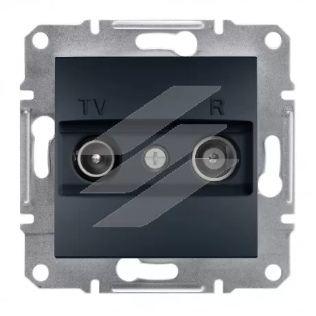 Розетка TV кінцева, антрацит, серія Asfora, Schneider Electric