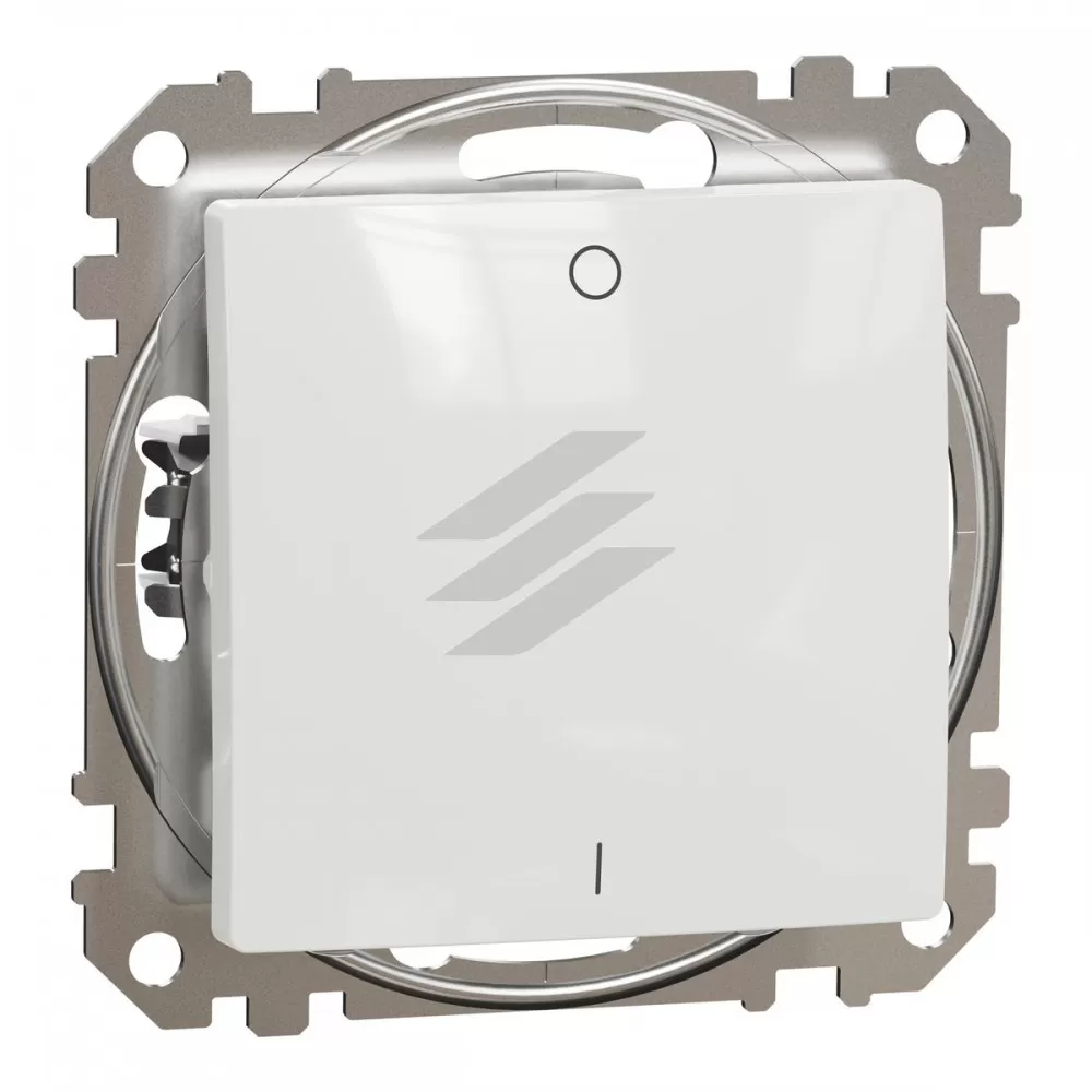 Двополюсний вимикач, білий, Sedna Design, Schneider Electric