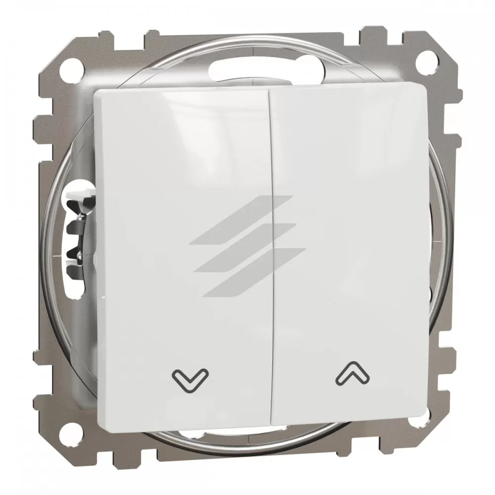 Вимикач для жалюзі, білий, Sedna Design, Schneider Electric