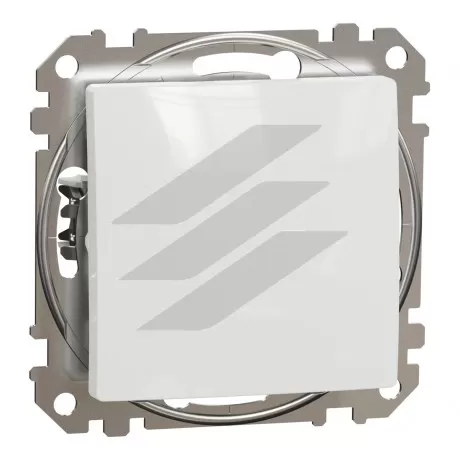 Одноклавішний прохідний перемикач, білий, Sedna Design, Schneider Electric